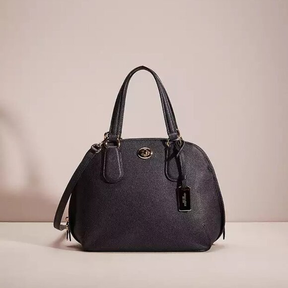 Euc Coach Prince Street Black Leather Shoulder Bag  Purse - Picture 1 of 10